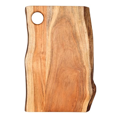 Tabla de cortar rectangular de madera acacia GoCraft 40.6x27.9 cm miniatura 3