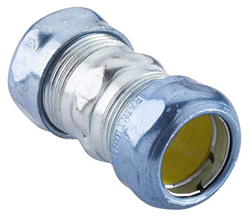 Halex, 2 in. Electrical Metallic Tube (EMT) Rain Tight Coupling , 62620, 1 per pack
