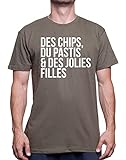  Chips Pastis Jolie Fille - Tshirt