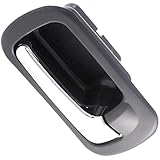 APDTY 93208 Interior Door Handle Rear RH Sedan, Black/Chrome