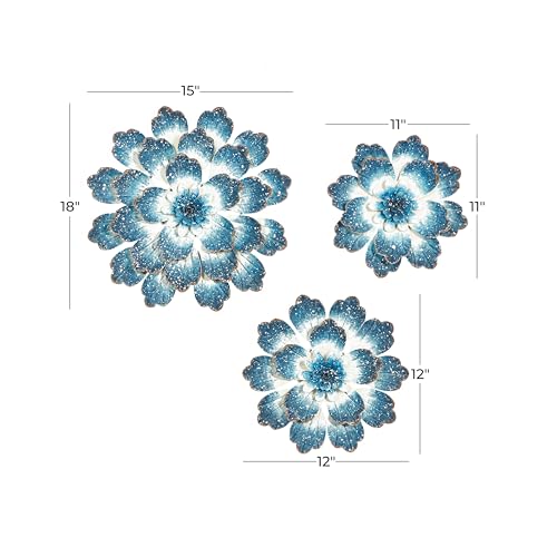 Deco 79 20778 Metal Floral Home Wall Decor Wall Sculpture thumb #5