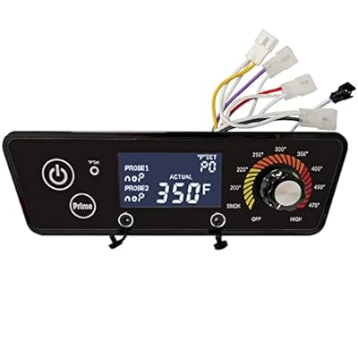 Digital Thermostat Control Board Replacement for Pit Boss Wood Pellet Grills, BBQ Temperature Controller, Compatible with Pitboss P7-340/540/700/1000 with LCD Display