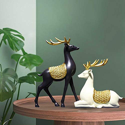 Statue de cerf en luxe chinois moderne pour entrée prestigieuse
