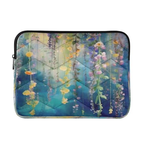 Funda para portátil 13-14 pulgadas con diseño Wisteria miniatura 1