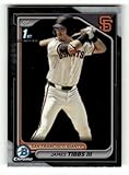 2024 Bowman Chrome Draft #BDC-40 James Tibbs III RC Rookie San Francisco Giants Baseball Base Trading Card