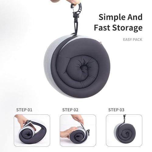 Almohada de viaje ergonómica con soporte 360 grados miniatura 4
