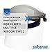 Sellstrom Advantage Face Shield - Lightweight Mask with Crown & Ratchet Headgear, for Work, Grinding, Cutting - ANSI Z87.1 - Clear Uncoated Polycarbonate Window