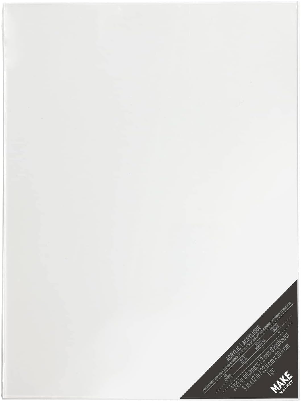 Clear Acrylic Craft Sheet by Make Market®