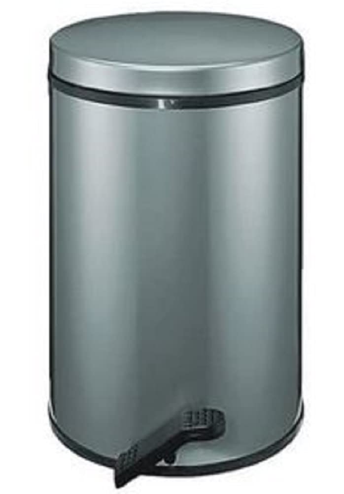 Wesco Waste Bin, Metal, New Silver, 9 x 12 x 16 cm Home