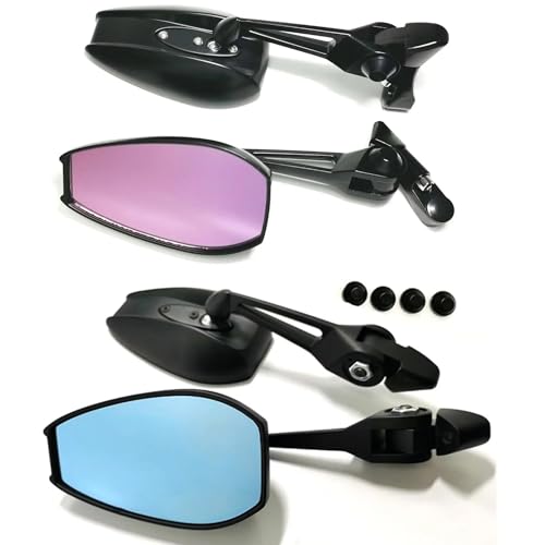 Espejo retrovisor de motocicleta en aluminio CNC para MT07 3