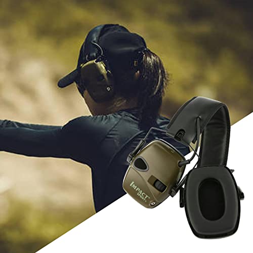 Fancyes eletrônico Dobrável protetor de Ouvido Anti-Ruído Earmuffs Tiro Caça Orelhas de Protecção de