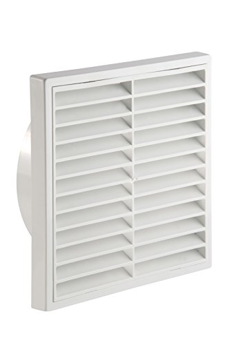 Manrose 1192w 6-inch Fixed Wall Grille - White