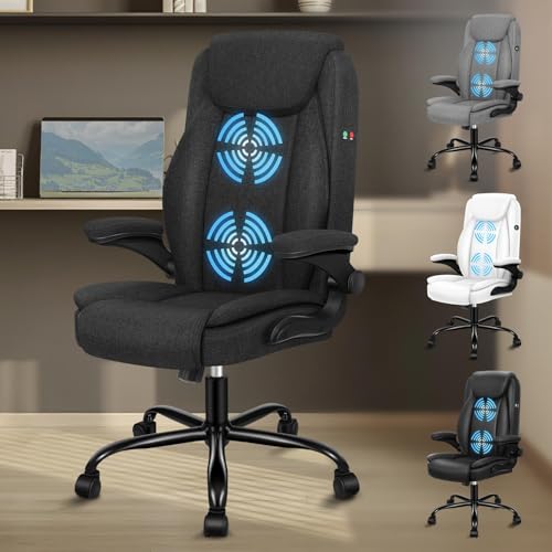 ALFORDSON Silla de Oficina de Masaje ergonómica
