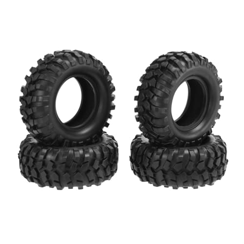 Pneus et jantes 1.9 pouces pour RC Crawler Traxxas TRX4 Axial SCX10 en caoutchouc 4 pièces