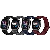 SHIJZWD Kompatibel mit Fitbit Versa 4/Fitbit Versa 3/Fitbit Sense 2/Sense...