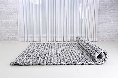 Image of Leewadee Extra Wide Thai Roll Mat 75 x 57 inches Kapok Firm