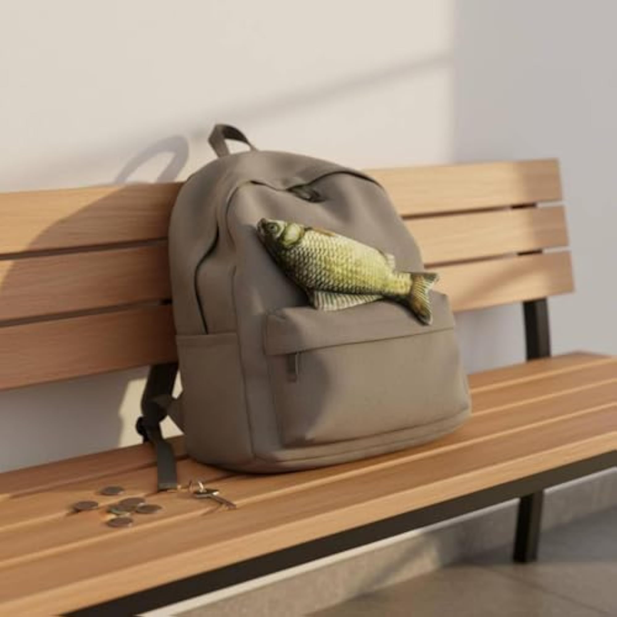 Realistic Fish Pencil Case, Lightweight Storage for Students