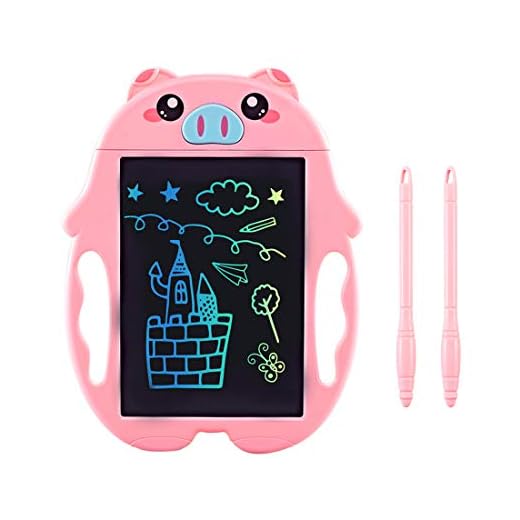 Girls Gifts Age 3 4 5 6 Year Old Girl Toys, Colorful LCD Drawing Tablet for Kids Educational Toy for 3-6 Year Old Girl Boy, Writing Doodle Board Birthday Christmas Xmas Easter Gifts for Kid Pink