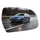Burco 5435 Convex Passenger Side Replacement Mirror Glass Compatible with Audi A3, A3 Quattro, A4, A4 allroad, A4 Quattro, A5, A5 Quattro, RS5, S4, S5 (2010, 2011, 2012, 2013, 2014, 2015, 2016, 2017)