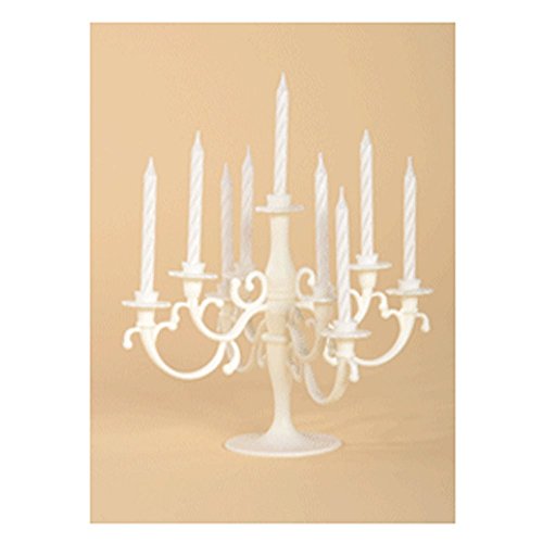 Candeliere Candelabra per Torta 9 Candele Incluse