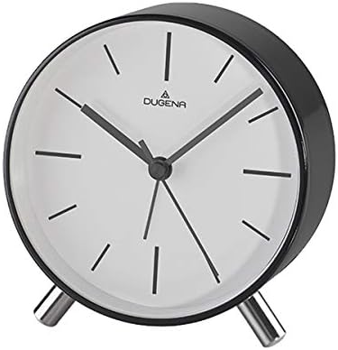 BRAUN klassischer analoger Quarzwecker in Weiß/Schlummerfunktion & Lichtfunktion/ruhiges Präzisions-Quarzuhrwerk/leuchtende Zeiger/Crescendo- Alarm/Modell BC03 W