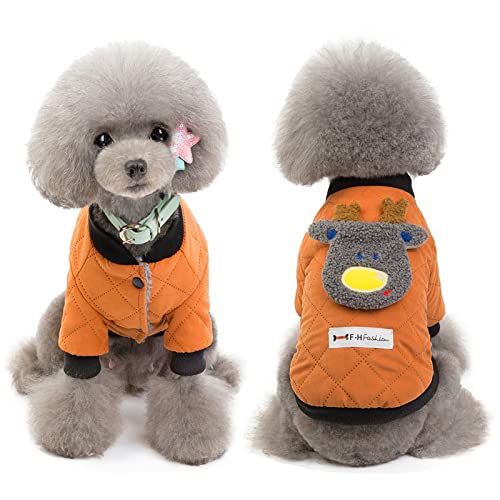 Pulls d'hiver classiques pour chiens et petits chiots veste en coton