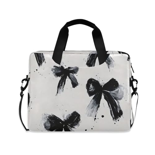 Maletín para portátil ALAZA con diseño Black Bow, 13-15.6 in