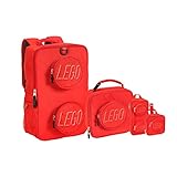 Un juego de 4 piezas que incluye mochila, almuerzo, bolsa de accesorios y mini mochila.