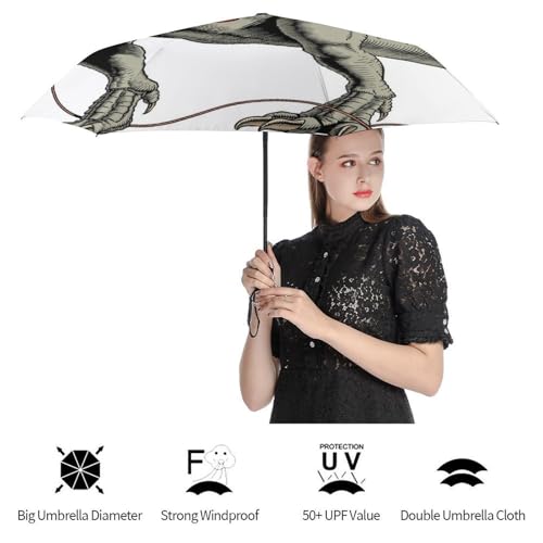 Parapluie automatique compact avec ouverture rapide et toile imperméable