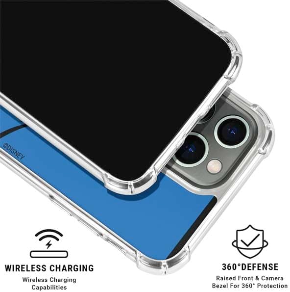 Skinit Clear Phone Case Compatible with iPhone 15 Pro - Officially Licensed Disney Friends Donald Duck Up Close Design