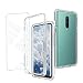 Produktbild WeiCase Case kompatibel mit OnePlus 8 Pro Hülle, 360 Grad Full Body Front Und Rückenschutz Handyhülle Transparent Silikon Slim Schutzhülle, Cover mit Integriertem Displayschutz für OnePlus 8 Pro