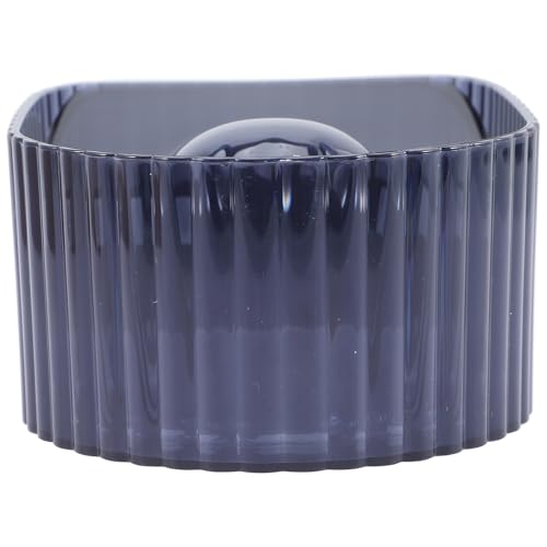 Mipcase Cuenco para Remojo de Manos de Manicura Transparente Negro Tazón Acrílico para Quitar Esmalte y Tratamientos de Uñas Herramienta Duradera para Uso Casa y Salón
