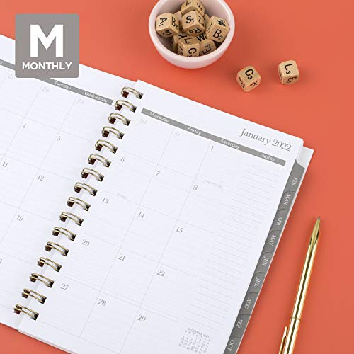 2022 Weekly & Monthly Planner By Cambridge, 5-1/2" X 8-1/2", Small, Clara (1567-200) #TOP2