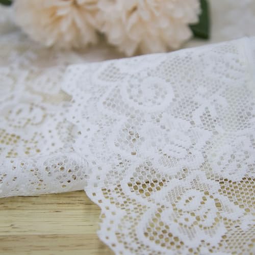 Nappe rectangulaire 140x180 cm lavable en polyester blanc pour table de repas - 6