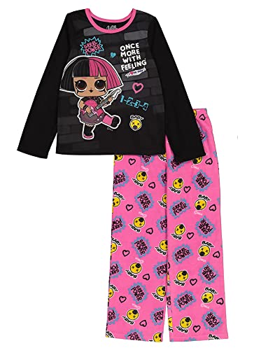 L.O.L. Surprise! Girls' 2-Piece Loose-fit Pajama Set, Soft & Cute for Kids