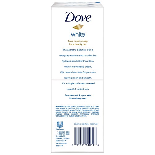 Image of Dove White Beauty Bar, 6 Count Body Care / Beauty Care / Bodycare / BeautyCare