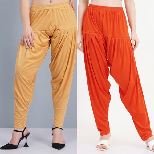 Image of Buy That Trendz Patiala Salwar for Women Relaxed Fit Viscose Patiyala Salwar Harem Bottom Pants