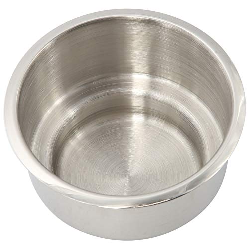 Amarine Made 10 Pack Of Stainless Steel Drop-In Cup Holders Poker Table Drink Holder, Boat Drink Holder, Camper Car Drink Holder #TOP6