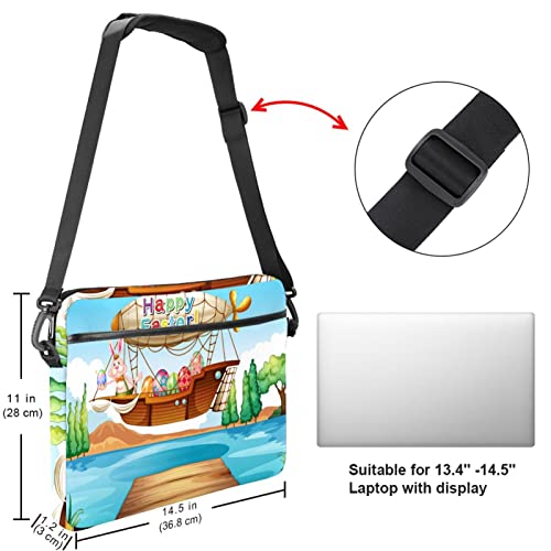 Sac ordinateur 13.3 pouces motif de Pâques, idée cadeau originale - 5