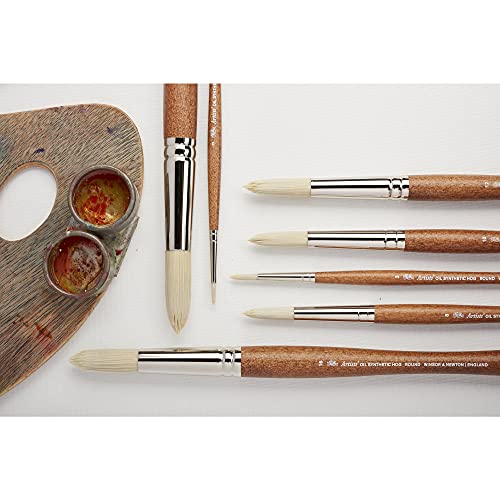 Winsor & Newton 5010504 Synthetic Artist Oil Brush with High Elasticity and Durability - Image 3
