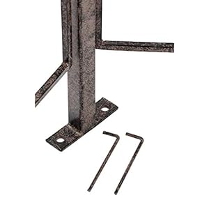 H Potter Large Garden Trellis for Climbing Plants Wrought Iron Metal 3 Panel Ivy Garden Privacy Screen Patio Deck GAR573L H Potter Large Garden Trellis for Climbing Plants Wrought Iron Metal 3 Panel Ivy Garden Privacy Screen Patio Deck GAR573L