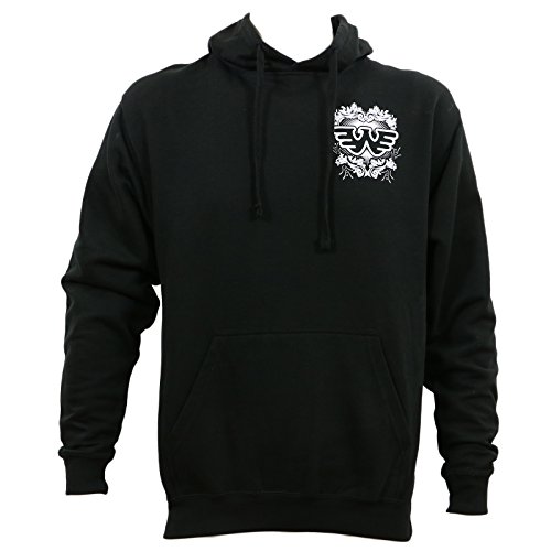 Waylon Jennings Men's Filigree Pull Over Hoodie Black2