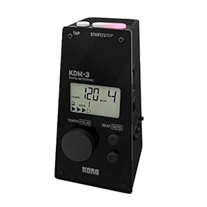 KORG KDM3-BK Pyramid Style Digital Metronome – Black