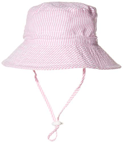 BELLEBEAUTIE Baby Floppy Wide Brim Sun Hat Breathable Cotton Seersucker UPF 50 Protective UV Ray for Kids Protection