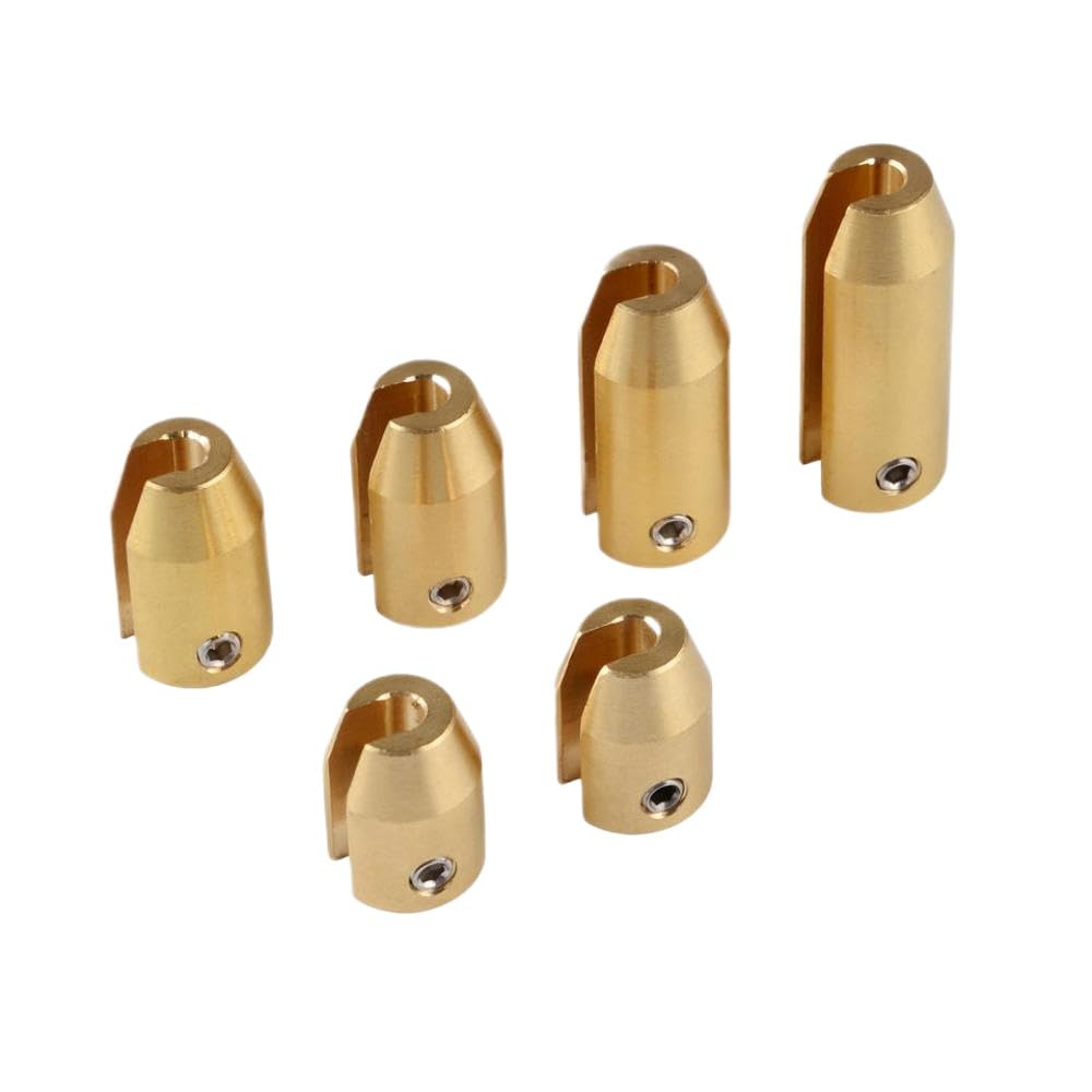 Kit de recarga de peso para equilibrio de radios de rueda de latón de motocicleta, 6 uds., Compatible con ruedas de radios Vintage métricas deportivas duales Supermoto