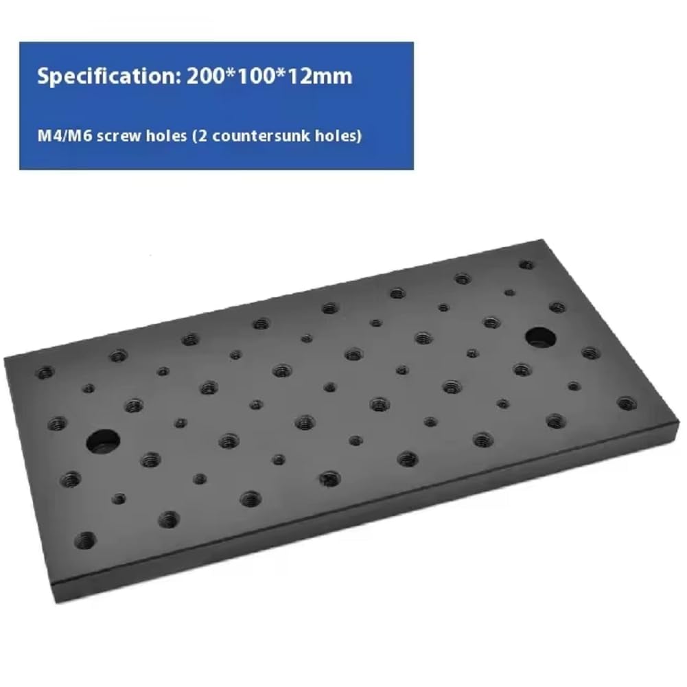 Piastra Ottica Piana Filettata M4M6, Piattaforma di Sperimentale per L'Isolamento dalle Vibrazioni, Breadboard A d'Ape