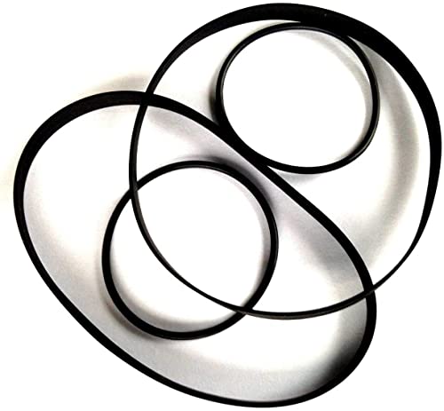 New Replacement 4 Belt Set for Technics RS-TR210 Dual Cassette Deck Player