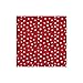 Entertaining with Caspari Small Dots Cocktail Napkins, Red, (Pack of 20)
