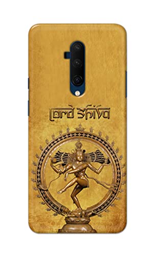 Image of PRINTFIDAA Lord Shiva As Nataraj Printed Designer Hard Case for OnePlus 7T Pro Back Cover -(e) RPM1004