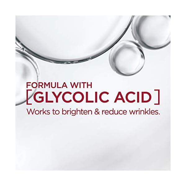 L'Oreal Paris Skincare Revitalift Bright Reveal Facial Cleanser with Glycolic Acid, Anti-Aging Daily Face Cleanser to Exfoliate Dullness and Brighten Skin, 5 Fl Oz (Pack of 1)